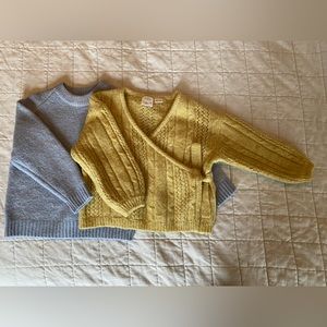Two Zara Sweaters 3-4T